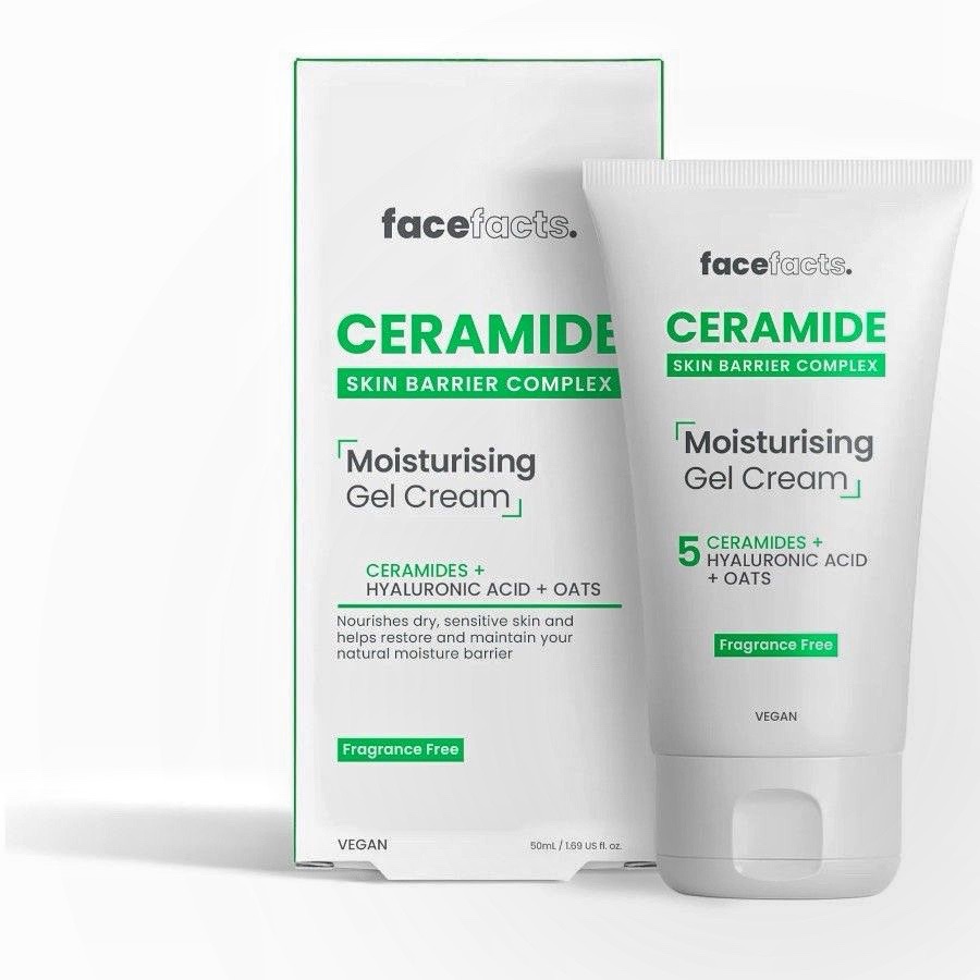 Facefacts Ceramide Moisturising Gel Cream - 50ml